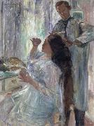 Lovis Corinth charlotte corinth at her dressing table oil painting on canvas